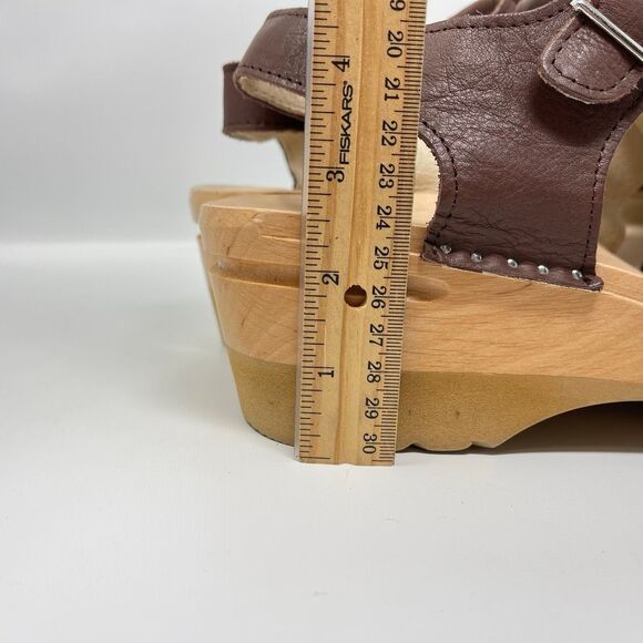 Troentorp Homer Brown Leather Clogs Sandals Men’s Size US 14 EU 47 Excellent main image 11